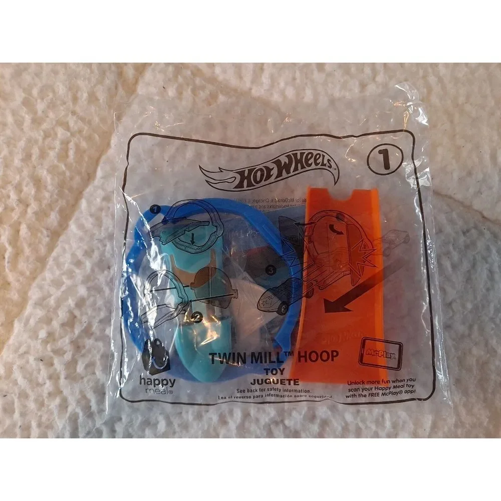 2019 Hot Wheels McDonald's Happy Meal #1 Twin Mill Hoop Toy‎
